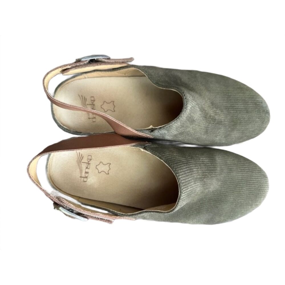Dansko Merrin Olive Embossed Suede 40 - Picture 5 of 7